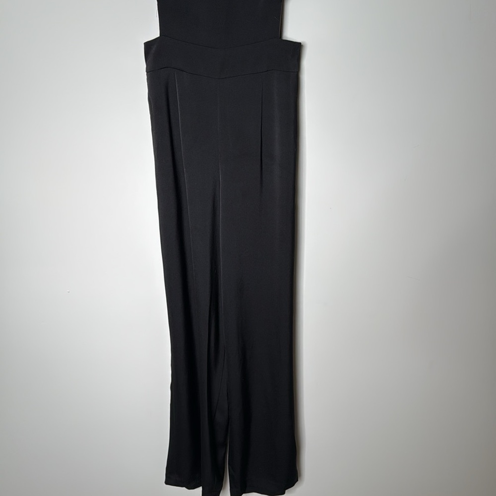 Express Size 0 Black Jumpsuit With Open Back - image 4